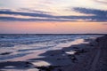 The Beach at Grand Isle, Louisiana Royalty Free Stock Photo