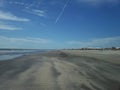 The Beach at Grand Isle, Louisiana Royalty Free Stock Photo