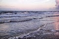 The Beach at Grand Isle, Louisiana Royalty Free Stock Photo