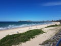 The Beach And Grass In The Ocean Royalty Free Stock Photo