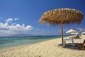 Beach on greece island - Naxos Royalty Free Stock Photo