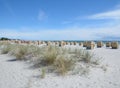 Beach of Groemitz,baltic Sea,Schleswig-Holstein,Germany Royalty Free Stock Photo