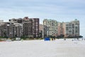 Beach at the Gulf of Mexico on Marco Island, Florida Royalty Free Stock Photo