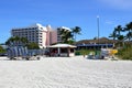 Beach at the Gulf of Mexico on Marco Island, Florida Royalty Free Stock Photo