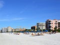 Beach at the Gulf of Mexico on Marco Island, Florida Royalty Free Stock Photo