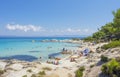 Beach on Halkidiki, Sithonia, Greece Royalty Free Stock Photo