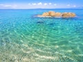 Beach on Halkidiki, Sithonia, Greece Royalty Free Stock Photo