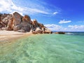 Beach on Halkidiki, Sithonia, Greece Royalty Free Stock Photo