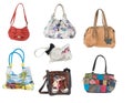 Beach handbags Royalty Free Stock Photo