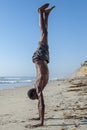 Beach handstand