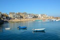 Beach and harbour at Saint Ives, Cornwall, England Royalty Free Stock Photo