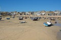 Beach and harbour at Saint Ives, Cornwall, England Royalty Free Stock Photo