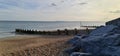 Beach in Hayling Island Royalty Free Stock Photo