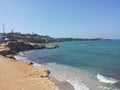 Beach Hersonissos Royalty Free Stock Photo