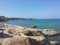 Beach Hersonissos Royalty Free Stock Photo