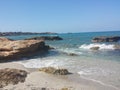 Beach Hersonissos Royalty Free Stock Photo