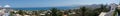 Beach Hersonissos panorama Royalty Free Stock Photo