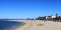 Beach at high tide, Morecambe, Lancashire, UK