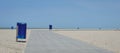 Follow the bins in Hoek van Holland Royalty Free Stock Photo