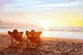 Beach holidays, romantic getaway retreat for couple Royalty Free Stock Photo