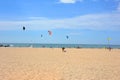 Beach on Holland Harbor in Michigan Royalty Free Stock Photo