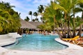 Beach Hotel Resort Swimming Pool Royalty Free Stock Photo