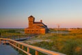 Beach house at Cape Cod, Massachusetts, USA. Royalty Free Stock Photo