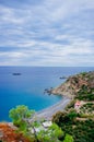 Rural Crete - Coastal Road to Kapsa Monastery 8 Royalty Free Stock Photo