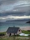 Beach house in the countryside of Scotland.