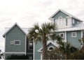 Beach house green Royalty Free Stock Photo