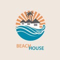 Beach house logo