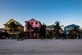Beach houses on Fort Myers beach`