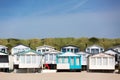 Beach houses at IJmuiden Beach, Holland