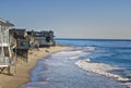 Beach Houses, Southern California Royalty Free Stock Photo