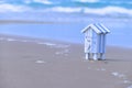 Beach Hut Background Royalty Free Stock Photo