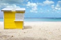 Beach hut, barbados Royalty Free Stock Photo