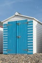 Beach Hut at Seaton, Devon, UK. Royalty Free Stock Photo