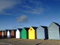 Beach huts 005 Royalty Free Stock Photo