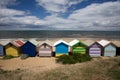 Beach huts on the beach, Melbourne, Australia Royalty Free Stock Photo