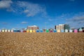 Beach huts Brighton and Hove Royalty Free Stock Photo