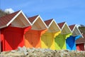 Beach huts or chalets