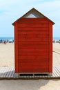 Beach huts on the beach