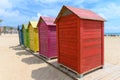 Beach huts on the beach