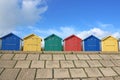Beach huts, Dawlish Warren Royalty Free Stock Photo