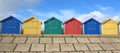 Beach Huts, Dawlish Warren Royalty Free Stock Photo
