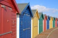 Beach Huts, Dawlish Warren Royalty Free Stock Photo