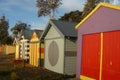 Beach Huts at Dromana Royalty Free Stock Photo