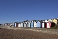 Beach Huts, Felixstowe, Suffolk, England