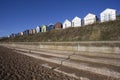 Beach Huts, Felixstowe, Suffolk, England