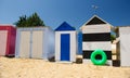 Beach huts on island Oleron in France